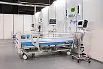 Tymczasowy szpital przygotowany w halach AmberExpo gotowy.