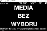Tak od rana w środę wyglądały strony głównych portali informacyjnych.