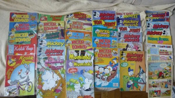 Dzieciaki w latach 90. zaczytywały się w komiksach.