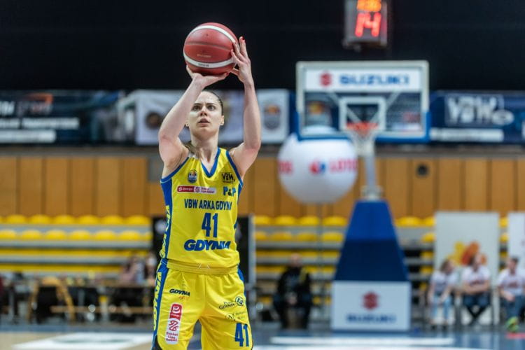 Barbora Balintova była najlepszą zawodniczką VBW Arki w pierwszym półfinałowym meczu z Basketem Bydgoszcz. Kapitan żółto-niebieskich zdobyła 25 punktów.