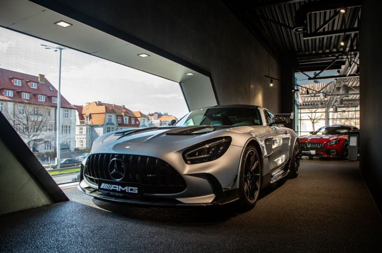 Mercedes-AMG GT Black Series w Gdańsku.