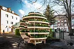 Growroom to ogród w formie kuli, który stanął w dzielnicy Strzyża.