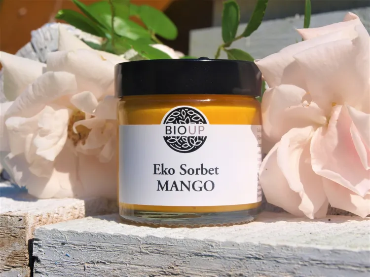 Krem odżywczy Eko Sorbet MANGO manufaktury BIOUP.