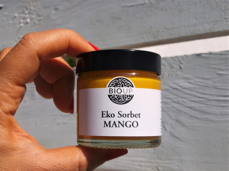 Krem odżywczy Eko Sorbet MANGO manufaktury BIOUP.