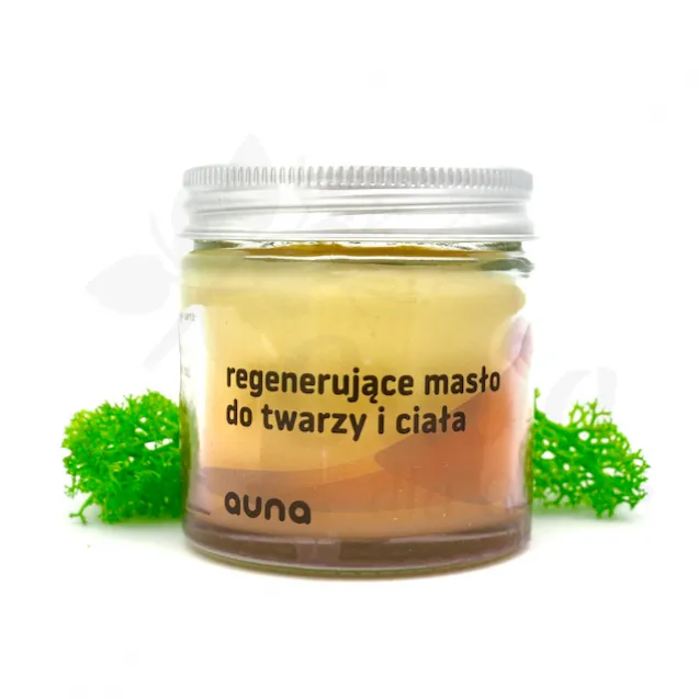 Masło regenerujące do twarzy i ciała manufaktury Auna.