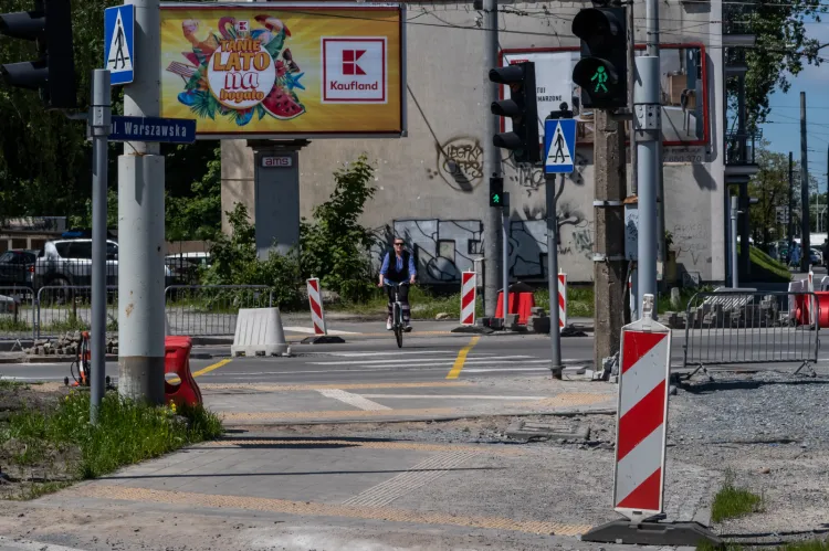 Skrzyżowanie ulic Morska i Warszawska ma zostać zmienione pod kątem poprawy przejezdności dla rowerzystów. 