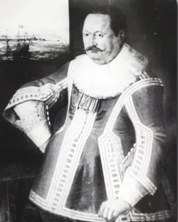 Jeden z pierwszych polskich admirałów, zwycięzca bitwy pod Oliwą, Arend Dickmann.