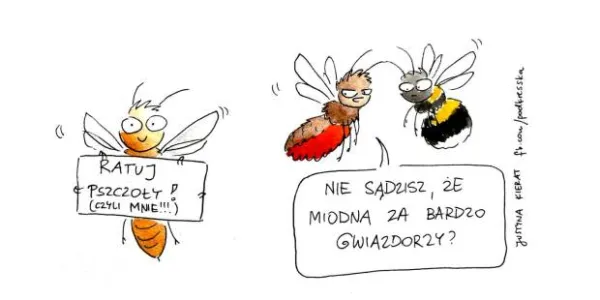 Rysunek dr Justyny Kierat, prowadzącej fanpage Pod Kreską.