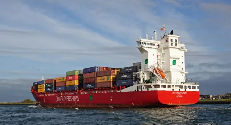 Nowy serwis będą obsługiwały dwa statki - Containerships Stellar i Containerships  Nord (na zdjęciu).