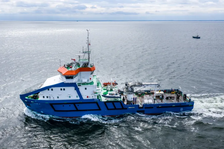 Wielozadaniowy statek Zodiak II jest eksploatowany przez administrację morską w Gdyni.

