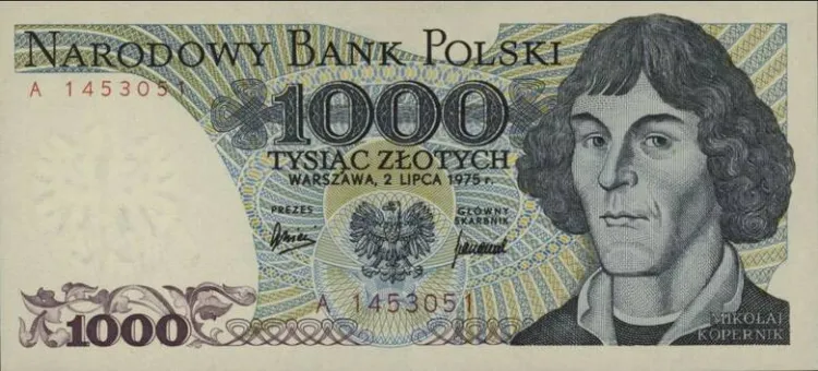 Banknot, który trafił do portfeli Polaków w 1975 roku.