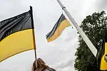 Na maszt Góry Gradowej wciągnięto w środę kaszubską flagę.