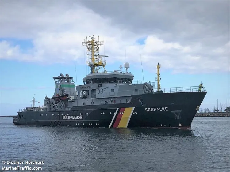 PGZ Stocznia Wojenna wyremontuje okręt "Seefalke" niemiecki patrolowiec ochrony rybołówstwa.
