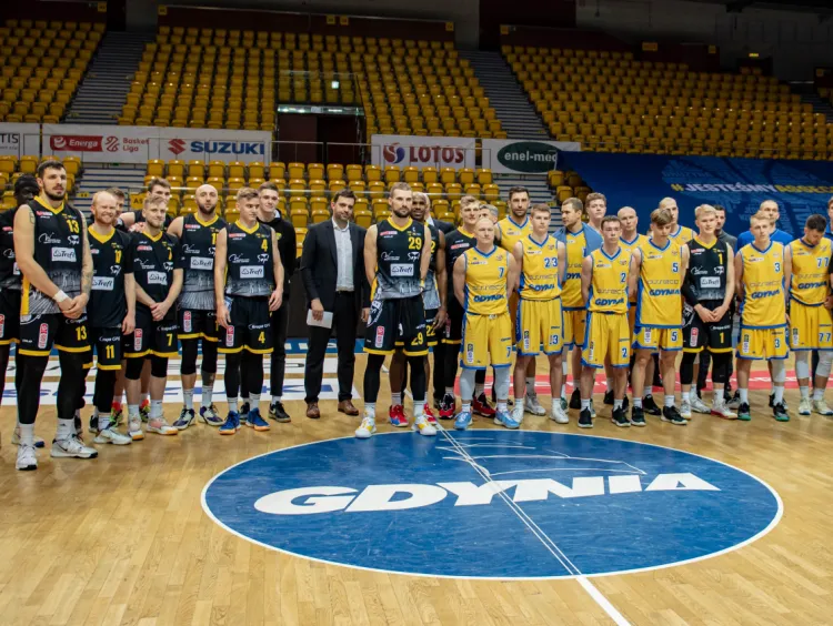 Trefl Sopot i Asseco Arka Gdynia inaugurują sezon 2021/22 w Energa Basket Lidze. Kadr pochodzi z ostatnich derbów Trójmiasta, w grudniu 2020 roku.