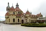 Budynek zakładu balneologicznego - Paul Puchmüller był współautorem jego projektu.