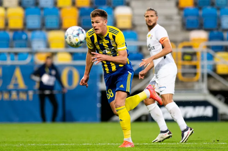 Karol Czubak strzelił oba gole w meczu Arka Gdynia - Puszcza Niepołomice 2:0.