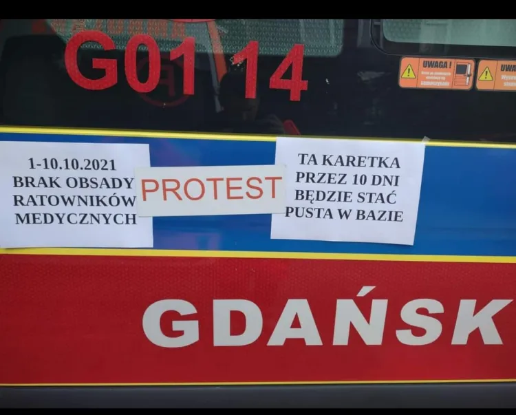 Rozpoczął się ogólnopolski protest ratowników. Karetki nie wyjechały między innymi w Gdańsku i Sopocie.