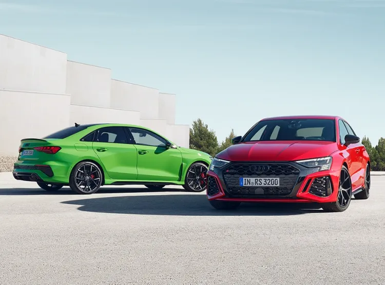 Nowe Audi RS3 w obu dostępnych wersjach: Limousine i Sportback. 