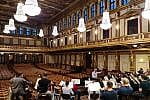 Orkiestra Polskiej Filharmonii Kameralnej Sopot podczas próby w Großer Musikvereinssaal. Z uwagi na rygorystyczne prawa autorskie nie możemy publikować zdjęć z koncertu. 