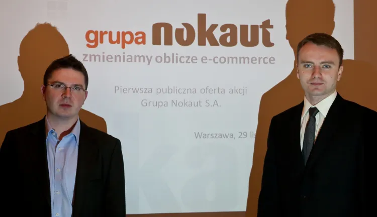 Michał Jaskólski i Wojciech Czernecki, twórcy porównywarki cen Nokaut.pl.