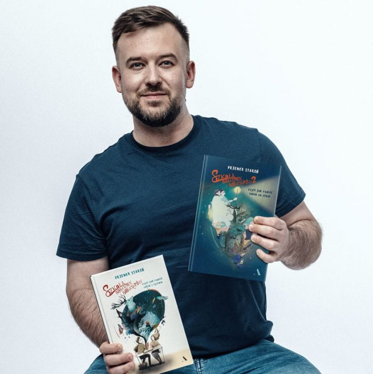 Przemek Staroń - Nauczyciel Roku 2018 - jest autorem dwóch książek "Szkoła bohaterek i bohaterów", właśnie miała premierę ta druga część.
