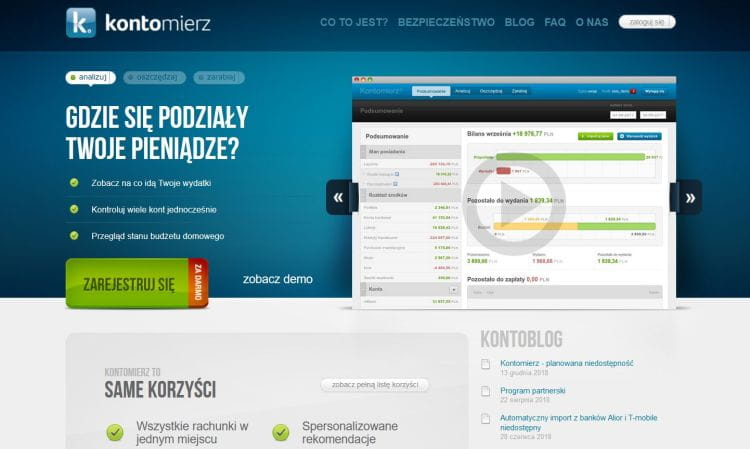 Trójmiejska spółka Finelf kupiła serwis do zarządzania finansami osobistymi - kontomierz.pl. 