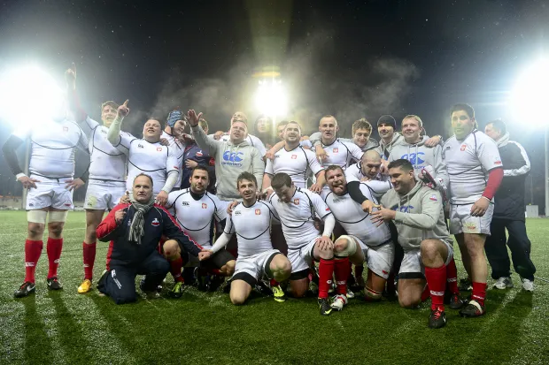 Reprezentacja Polski w rugby po ponad 8-letniej przerwie zagra na Narodowym Stadionie Rugby. Tak cieszyła się w marcu 2013 roku po wygranej nad Ukrainą. 