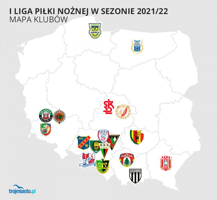 Fortuna I Liga w sezonie 2021/22.