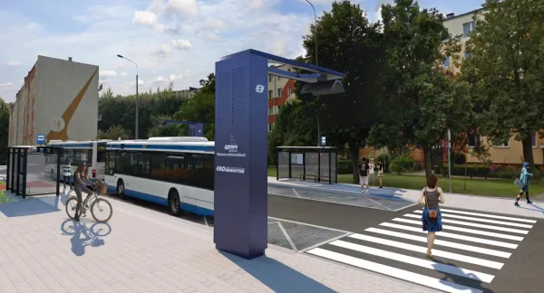 Elektryczne autobusy w Gdyni będą ładowane w bazie oraz na przystankach, podczas wymiany pasażerów.
