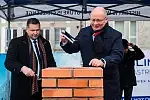 Wmurowanie aktu erekcyjnego pod budowę Centrum Ekoinnowacji Politechniki Gdańskiej - rektor PG Krzysztof Wilde.