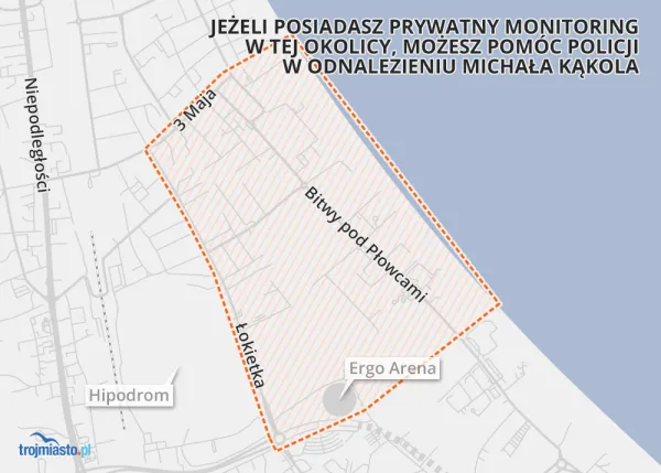 Śledczy prosili o monitoring z okolicy, w której mógł ostatni raz przebywać Michał Kąkol.