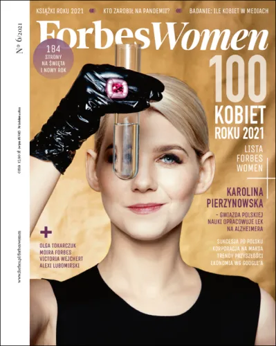 Okładka wydania "Forbes Women" 6/2021.