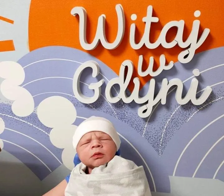 Szymonek to pierwszy maluch urodzony w tym roku w Gdyni.