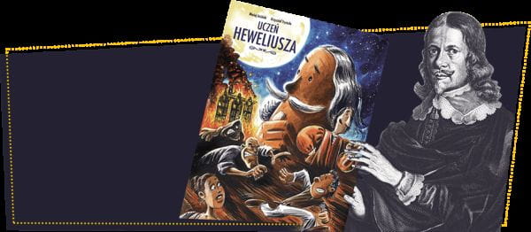 Jedną z nagród będzie widoczny na zdjęciu komiks "Uczeń Heweliusza".