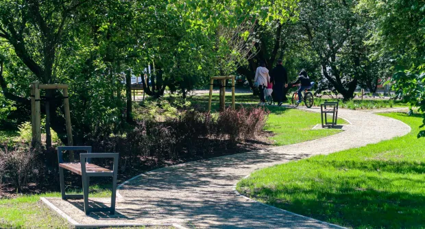 Parki kieszonkowe są enklawą wypoczynku dla mieszkańców.