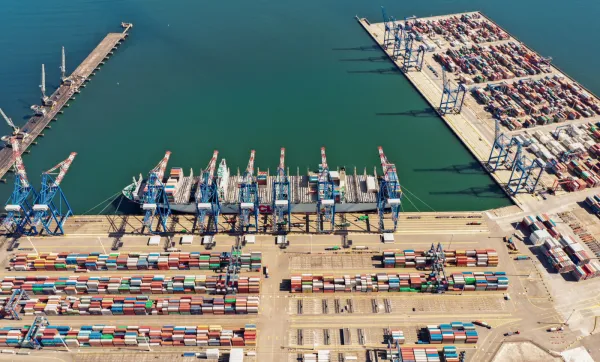 Terminal DCT obsługuje ponad 600 statków rocznie, w tym 100 zawinięć największych kontenerowców świata.
