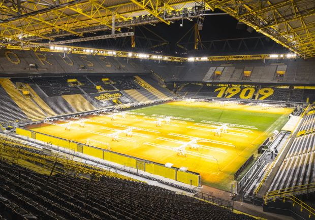 Stadion Borussi Dortmund został oceniony najwyżej.
