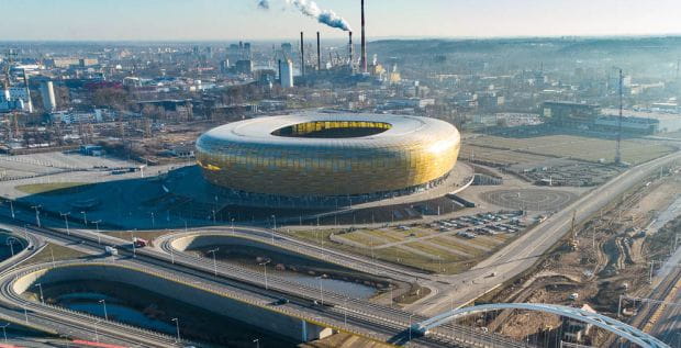 Gdański stadion znalazł się na wysokim, 11. miejscu.