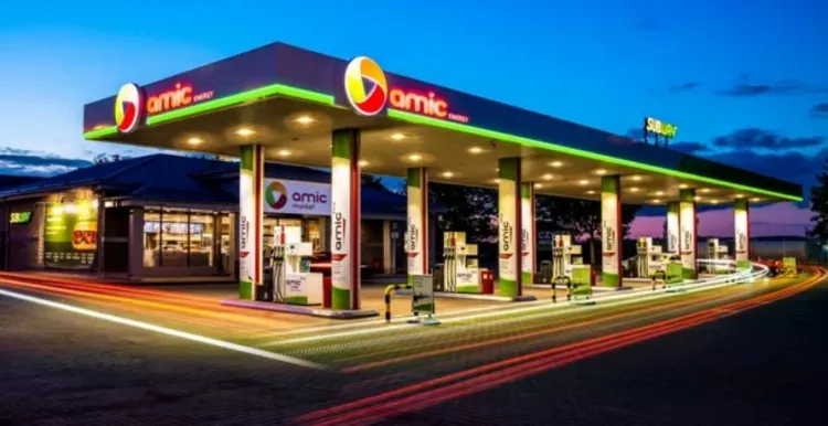 Stacja paliw Amic Energy w Gdyni.