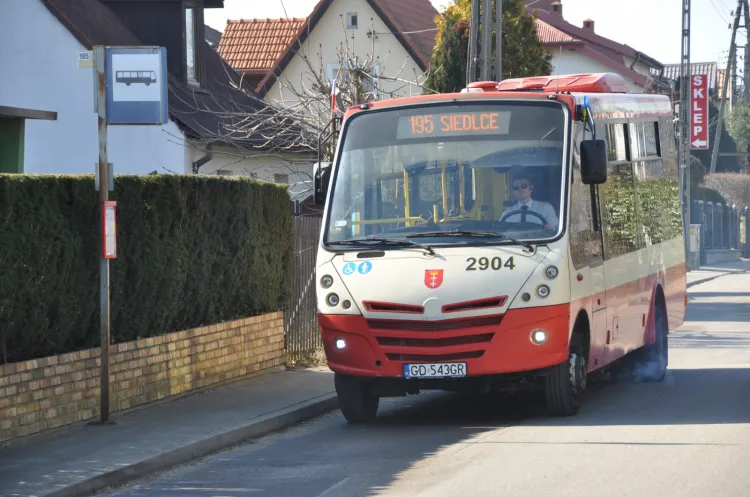 Linię 195 obsługują głównie krótkie midibusy. Ale zdarza się, że na trasę wyjeżdżają też dłuższe autobusy, które mają później problem z ominięciem zaparkowanych aut.