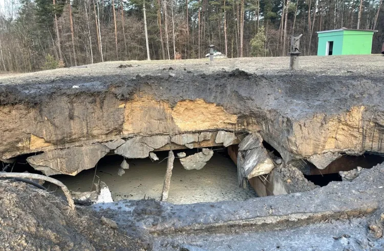 Zniszczone wodociągi w Czernihowie