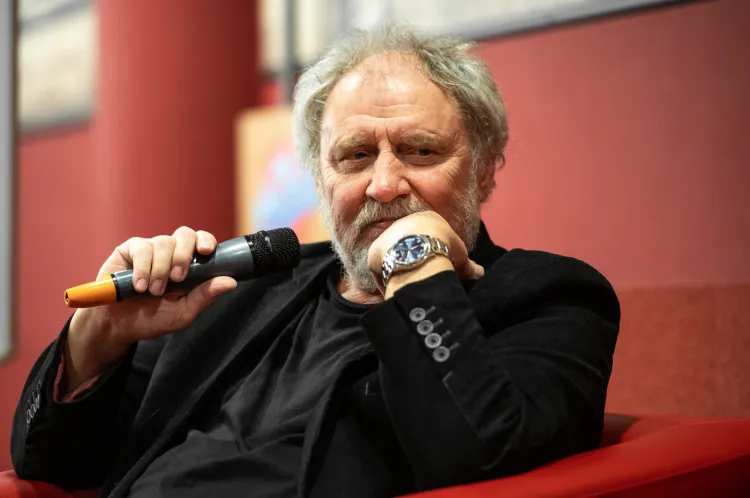 Andrzej Grabowski zabawiał publiczność licznymi anegdotami z pracy aktora.
