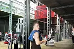 Wizualizacja adaptacji na klub fitness hali 42A znajdującej się na terenie historycznej Stoczni Cesarskiej.