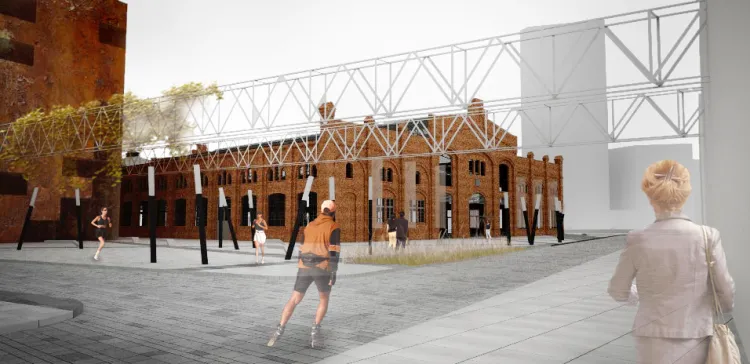 Adaptacja na klub fitness hali 42A znajdującej się na terenie historycznej Stoczni Cesarskiej.