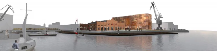 Adaptacja na klub fitness hali 42A znajdującej się na terenie historycznej Stoczni Cesarskiej.