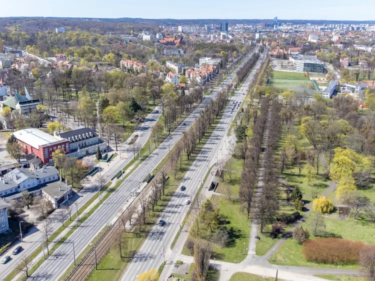 Przekierowanie tramwajów z al. Zwycięstwa na Jana z Kolna jest spowodowane budową naziemnego przejścia dla pieszych przy Gdańskim Uniwersytecie Medycznym.