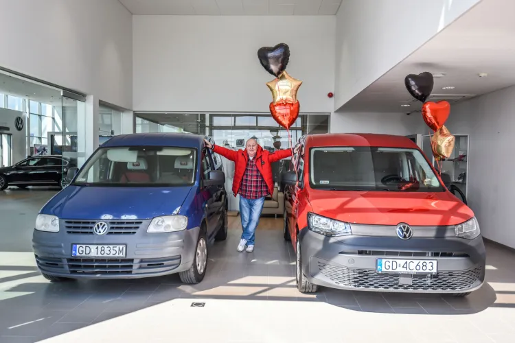 Volkswagen Caddy z gdańskiej firmy przejechał milion kilometrów. 
