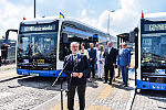 Prezentacja nowych elektrycznych autobusów wprowadzanych do użytku w Gdyni Wojciech Szczurek