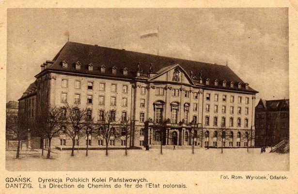 Pocztówka z 1922 r. na podstawie fotografii wykonanej przez Romana Wyrobka, pracownika Dyrekcji Kolei.