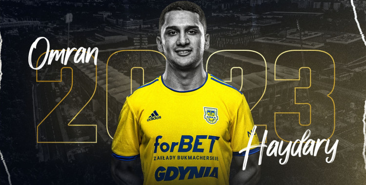 Omran Haydary 2,5 sezonu spędził w Lechii Gdańsk. Kolejny rok grać będzie na zasadzie wypożyczenia w Arce Gdynia.